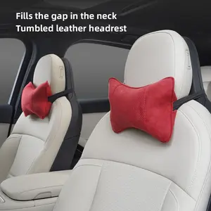 Universal Car Seat Headrest Neck Pillow, 3D Ergonomic Travel Neck Rest, Soft Fluffy Comfortable Neck Support, Neck Protection