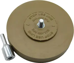 4" Adhesive Eraser Wheel with Pad & Adapter Graphics Removal Tool Eraser Wheel Decal Remover - 7758