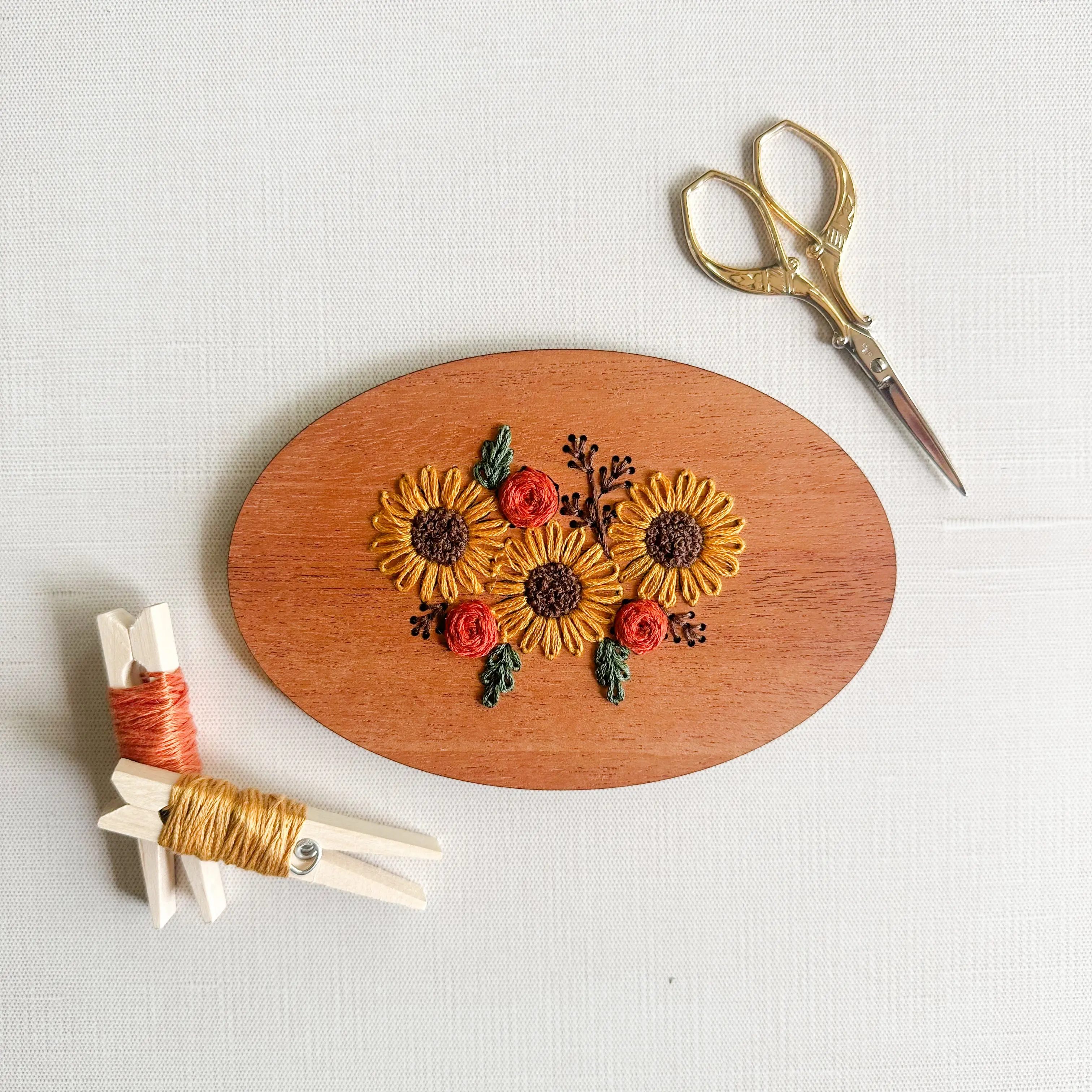 Sunny Sunflowers Embroidery Kit