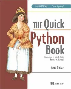 USED Book - The Quick Python Book, Second Edition by Vernon L. Ceder (Paperback) - english