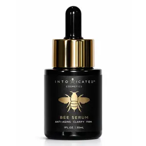 Intoxicated Cosmetics Bee Serum 1 fl.oz./30ml Anti-Aging Formula with Purified Bee Venom & Royal Epigen P5 for Boosting Blood Circulation & Reducing Acne - Oil