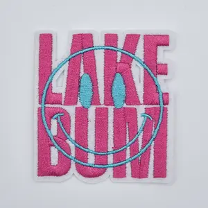 Lake Bum Embroidered HAT/POCKET Patch