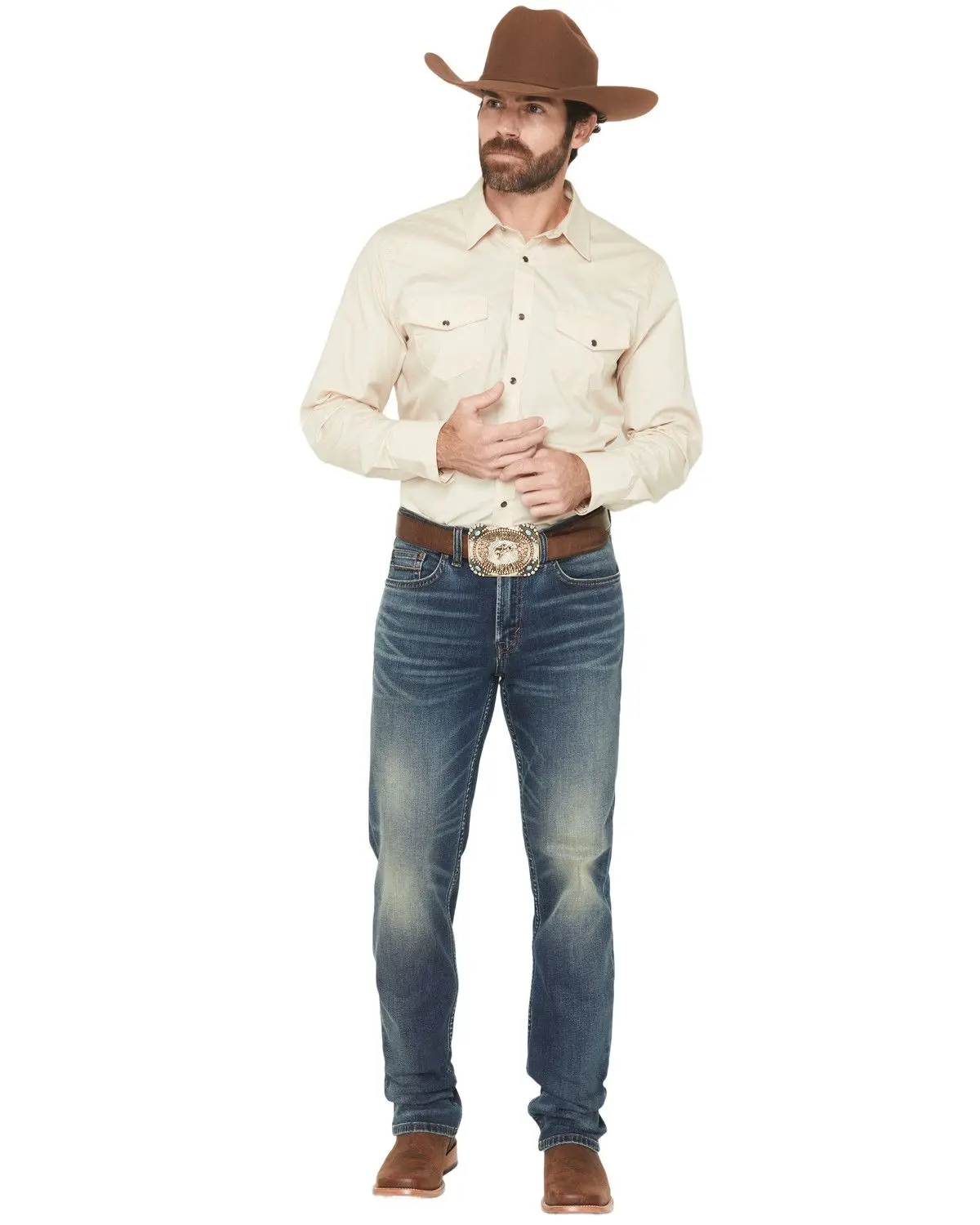 Rank 45 Men's 45&Reg; Men'S Rider-Flex Brooks Wash Ambush Slim Straight - Rmho25j01-Dkw