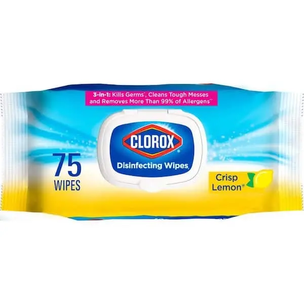 CloroxDisenfecting wipes Crisp Lemon