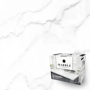 Giani White Marble Countertop Paint Kit - Covers 35 Sq Ft - High-Gloss Epoxy Resin Topcoat