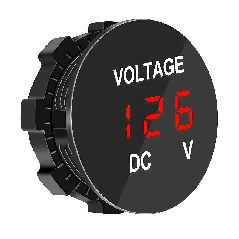 DC Voltage Detector, 12V-24V LED Digital Voltmeter Ammeter, Current And Voltage Monitoring Panel DC Voltage Detector, 12V-24V LED Digital Voltmeter Ammeter, Current And Voltage Monitoring Panel