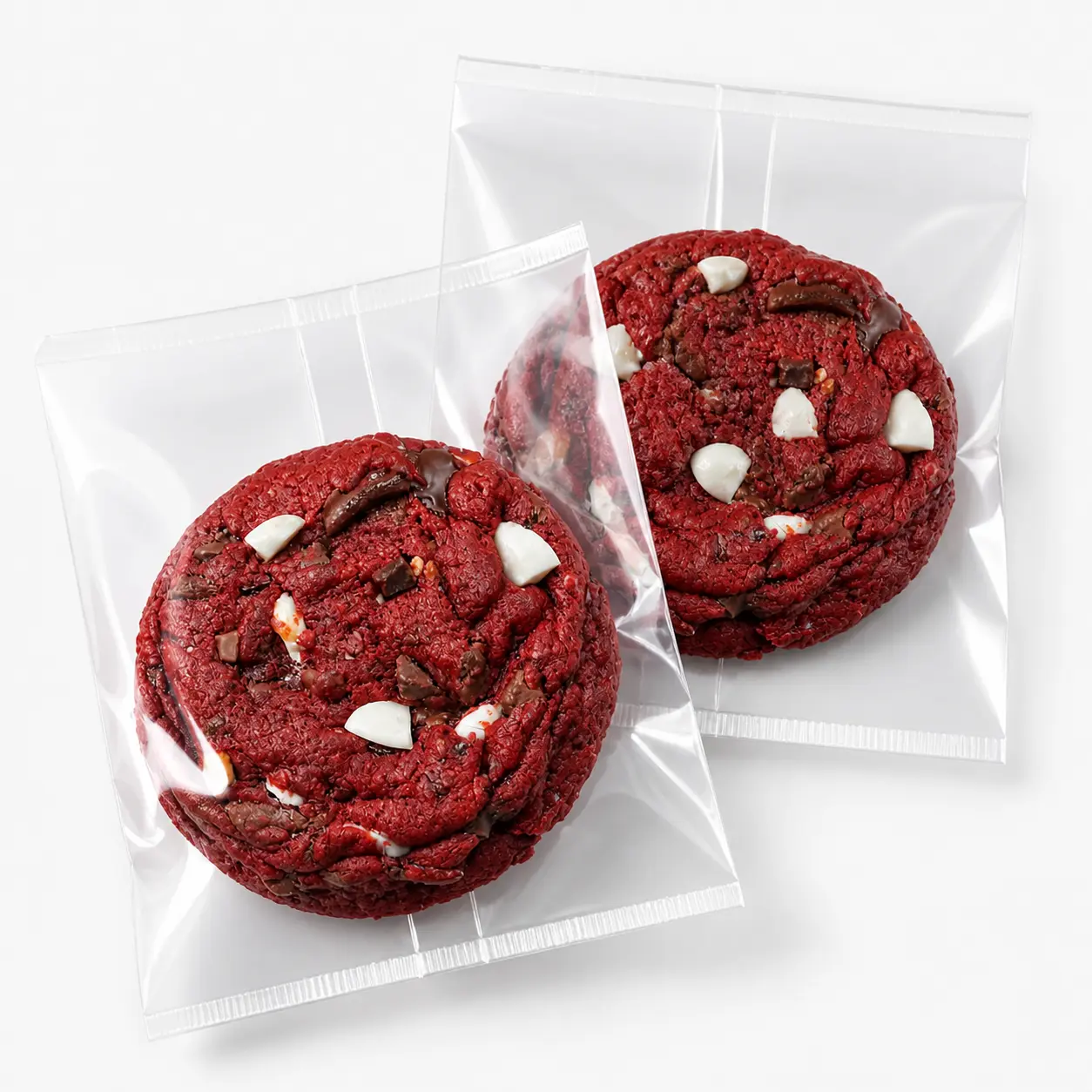 KayLe Clear/Matte Heat Seal Cookie Bags, 500 Count, 5 Packs of 100, Kitchen Food Storage Bags for Cookies, Candy, Snacks, and Bakery Packaging