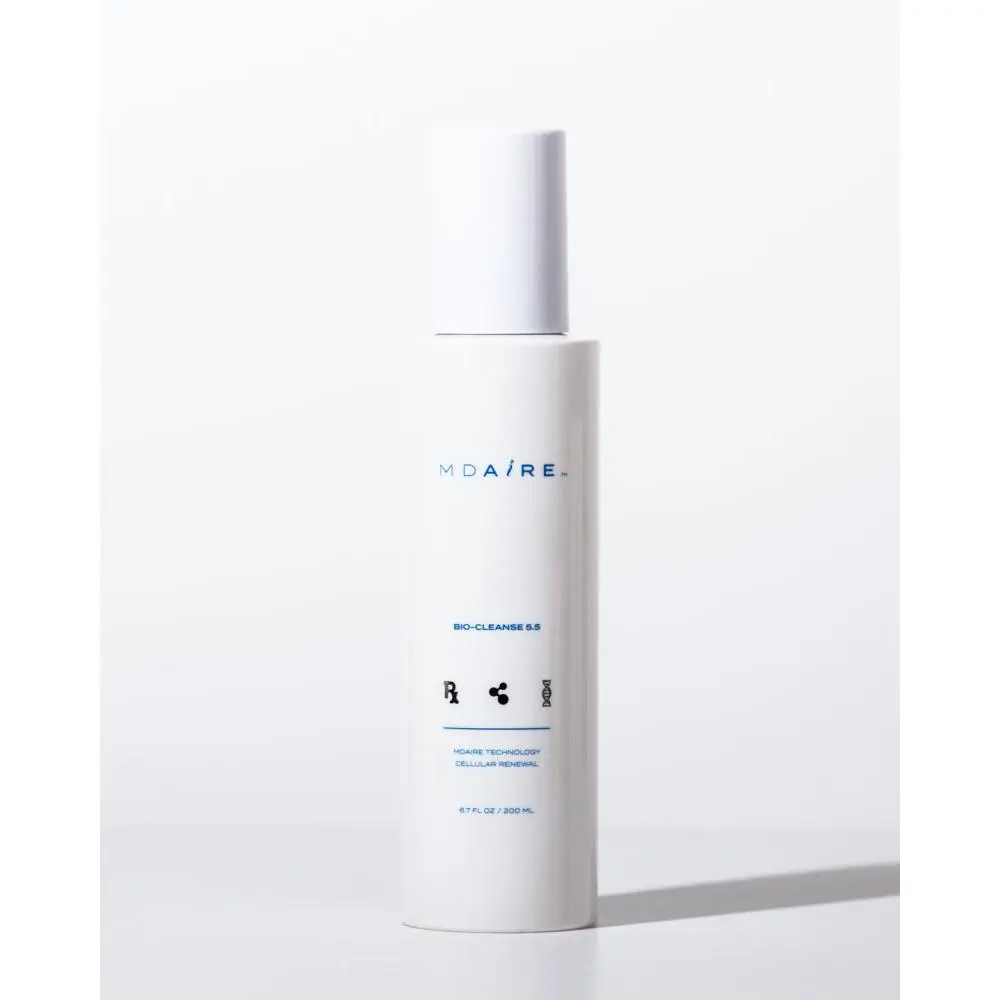 MDAiRE BioCleanse 5.5 Face Wash – Refresh Your Skin Naturally – Perfect pH, Fruit Extracts, Hydrating Cleanser for Soft, Radiant, Healthy Glow