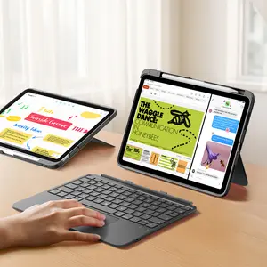 ESR Flex Keyboard Case for iPad A16/10th Gen, Ultra-Light Magnetic Detachable Keyboard for iPad 10.9" with Writing/Viewing Modes, Larger Precision Trackpad Adjustable Stand