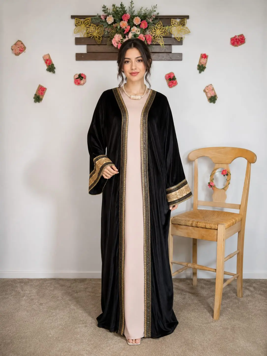 عباية بشت مخمل فاخره  , Abaya  velvet.BISHT