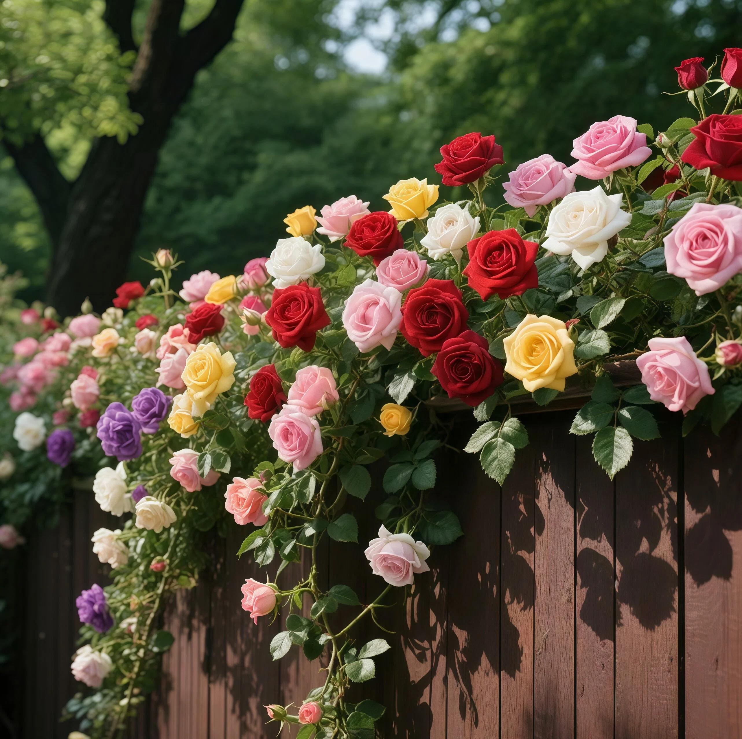 Climbing Rose Bare Root, Ready to Plant When Arrives, Long Blooming & Easy Growing, Perennial for Small Garden, Patio or Balcony
