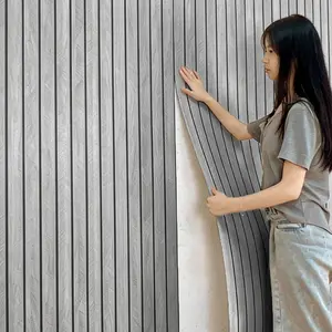 Thickened Grid Self-Adhesive Decorative Wallpaper Roll, Waterproof Easy Install, Moisture-Proof, Multi-Surface Use, Bedroom Living Room Decor