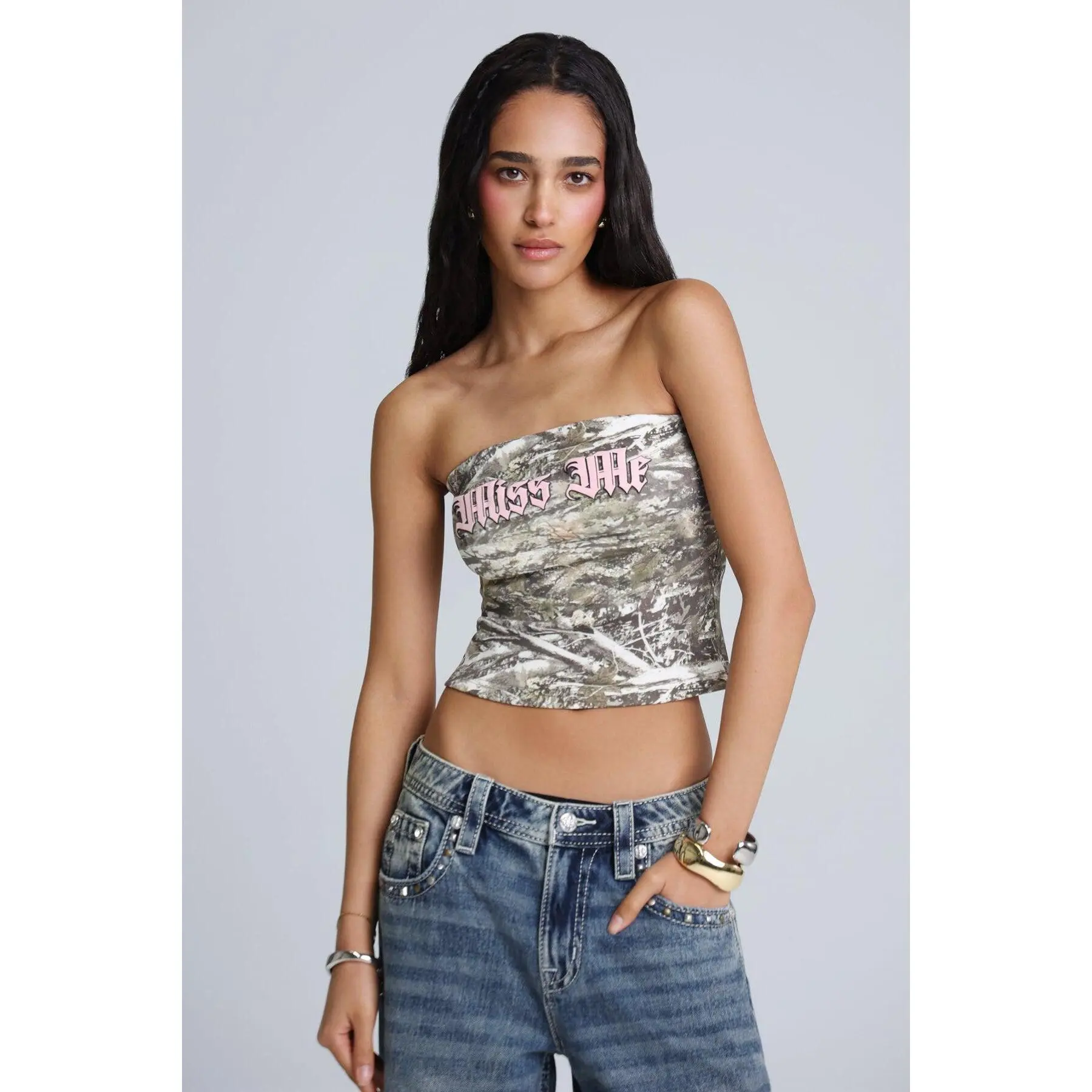 Cadet Camo Tube Top