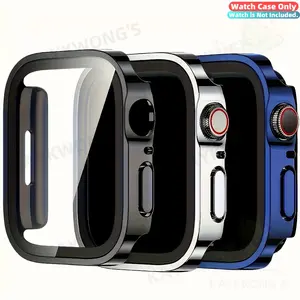 KAYKWONG'S Iwatch Protective Screen Protector Case for Series 11/10/9/8/7/6/5/4 Ultra, Durable Design, Perfect for 40/41/42/44/45/46/49mm Models, Protects Front Screen, 5 Colors Provided