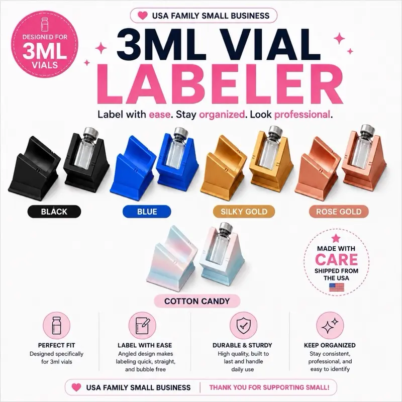 2-3ml Vial Label Applicator for Precision Application in Medical and Research Settings