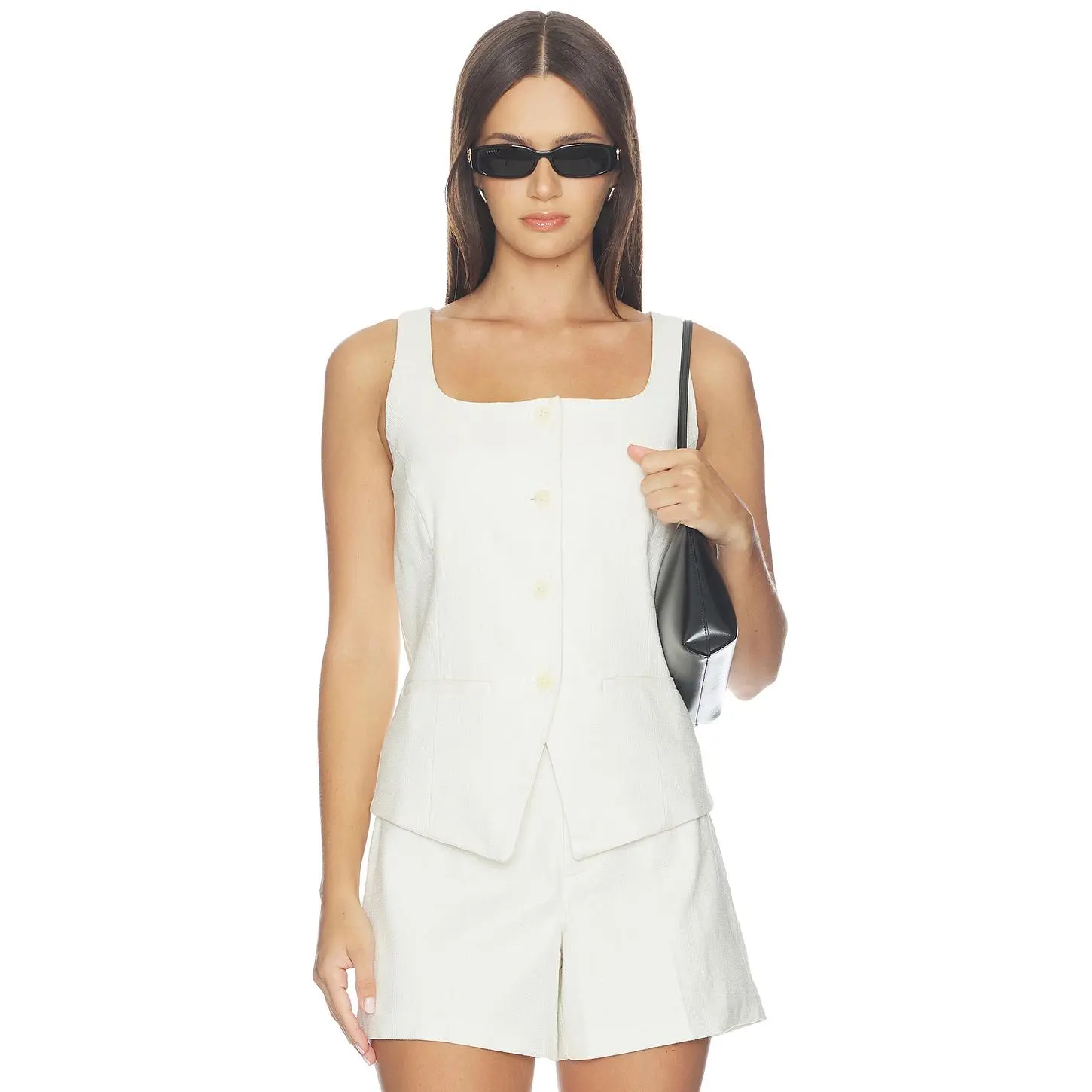 SPANX Spanxsupersmooth Vest Top in Ivory