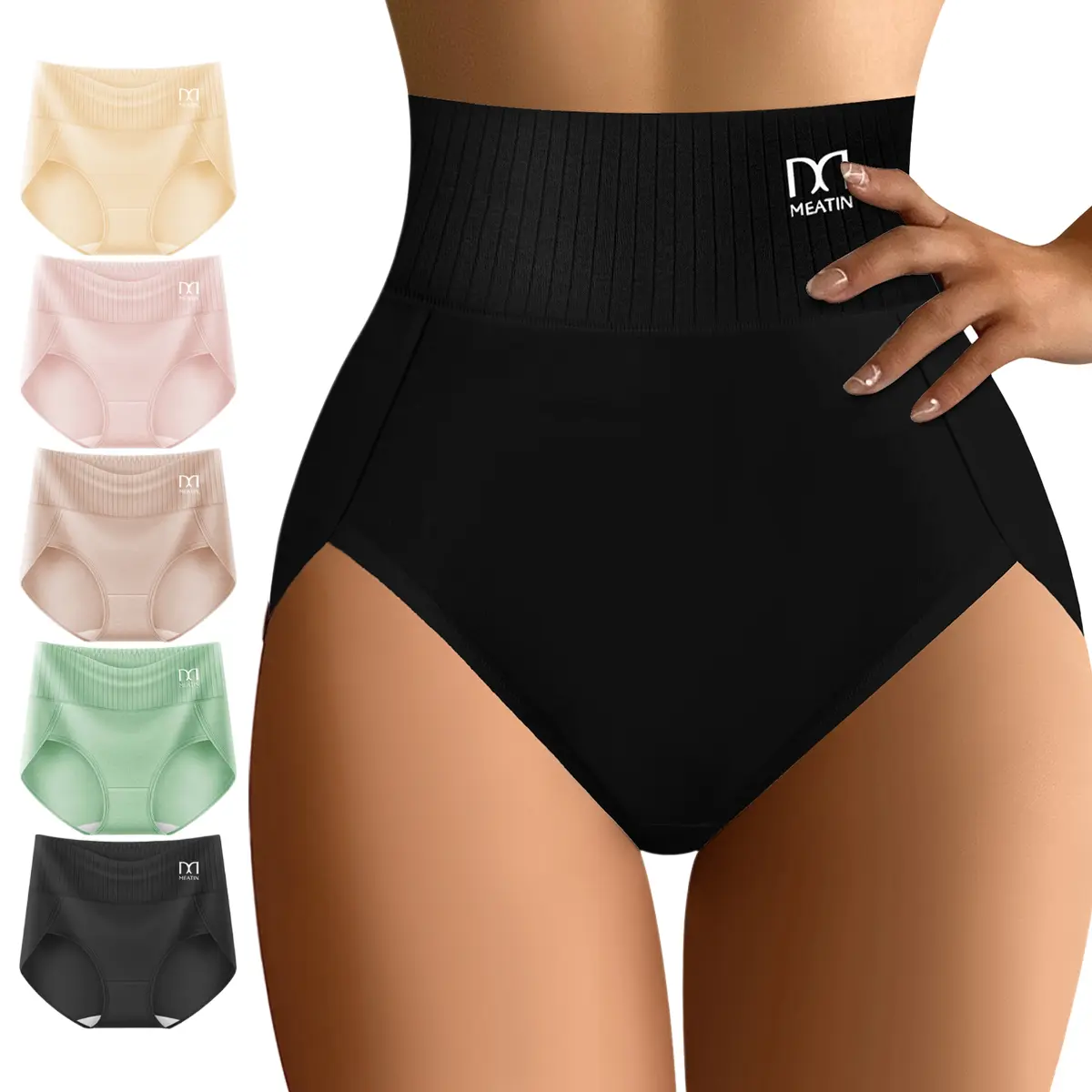 5/10 pcs Briefs For Women, Comfortable & Breathable Underwear, Simple & Elegant Style High Elasticity Compression Underwear Suitable For Girls' Back to School Gifts, Size S-XXL