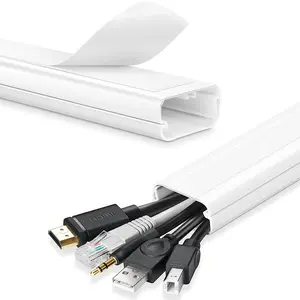 Wall Mounted Cable Cover, Cable Hider For Home Living Room Wall Mounted TV, Paintable Wall Cable Cover To Hide Wires Installation