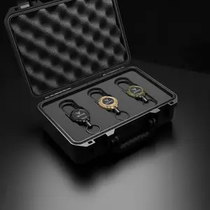 Multifunctional anti-lost strong wire rope buckle, 64 cm retractable tension reel carabiner keychain, outdoor sports keychain convenient gadget