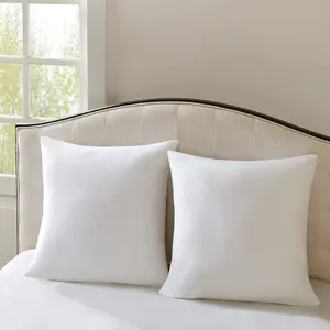 Cotton Sateen Euro Pillow - Hypoallergenic 6D Brushed Polyfill, OEKO-TEX Certified, Machine Washable, Crossweave Design