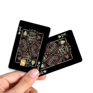 Skull Pattern Credit Card Skin, 4 Counts/set Vinyl No Residue Sticker, Ultra-thin Waterproof & Scratch Resistant Card Sticker, Personalized Bank Card Decoration, Decal Sticker, Skull Stickers