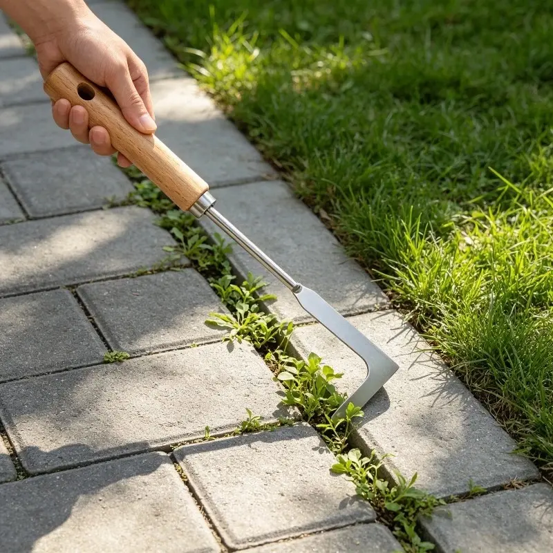 Stainless Steel Weeder Garden Tool - Heavy-Duty Digging Shovel with Ergonomic Grip, Sharp Tapered Blade, Soil Loosening Function - Suitable for Bonsai, Wild Vegetables - Gardener Holiday Gift