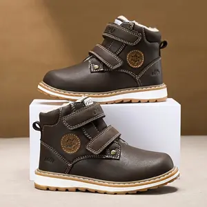 Boys Winter Thickened Wool Snow Boots New High Top Warm fashion Children's Shoes 2025