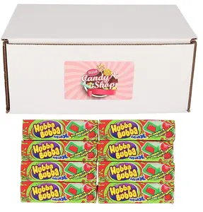 Hubba Bubba Max Bubble Gum (Strawberry Watermelon flavor) (Pack of 8, total of 40 pieces)