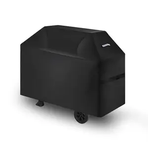 VEVOR Grill Cover,  52 inch BBQ Covers for Outdoor Grills, Waterproof, Fade Resistant, Weather Resistant Heavy Duty 600D Polyester, Easy On/Off, with Hook-and-Loop Straps, Black