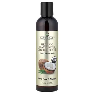 Handcraft Blends Organic Fractionated Coconut Oil, 8 fl oz (236 ml)