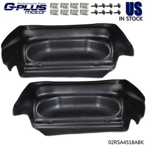 Rear Wheel Well Guards, Weatherproof Impact-Resistant Thermoplastic Mud Flaps, Easy-Install Road Protection Accessories Fit For 2014-2019 Chevrolet Silverado 1500, 2500HD, 3500HD