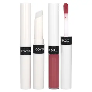Covergirl Outlast All-Day, Lip Color, 538 Wine To Five, 2 Piece Set