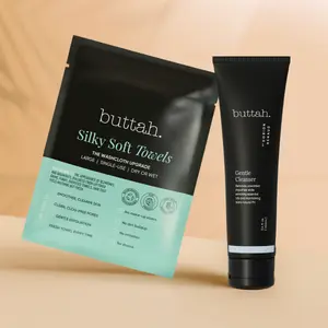 Glow On-The-Go Set: Cleanser & Face Towels Travel Pack