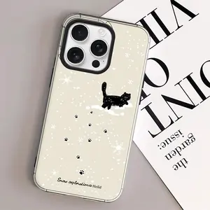 Full Body Magnetic Phone Case for iPhone 12–17 Pro Max, Durable & Shock Resistant ,Cute cat elements
