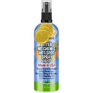 Bodhi Dog Bitter 2-in-1 No Chew & Hot Spot Spray | Stops Chewing & Soothes Skin | Safe for Pets & Surfaces | Made in USA Remedy Natural