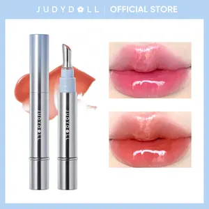 JUDYDOLL Watery Essence Lip Glaze, Blur, Mirror Lip Stain, Glossy, Moisturizing, Liquid Lipstick, Non-Drying, Tinted Lip Oil, Plumping, Diverse Shades, Not Easy To Fade, Cosmetics, Makeup, Blooming Beauty, Summerwins