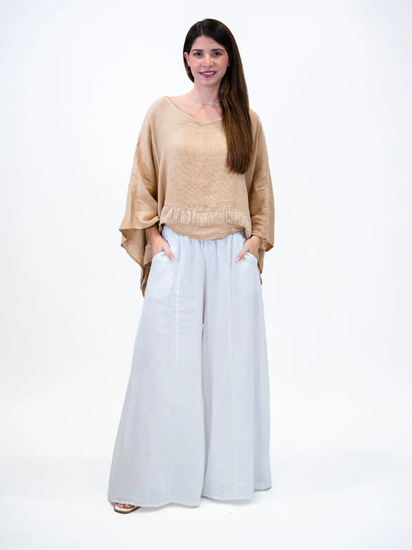 Linen top London One Size XS-1XL