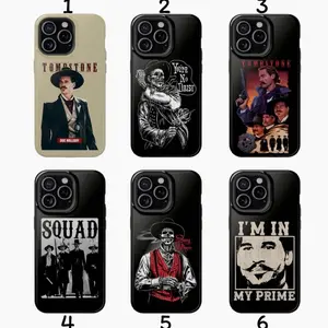 Doc Holliday Phone Case Compatible with iPhone X, 11, 12, 13, 14, 15, 16, 17 Series & Galaxy Series