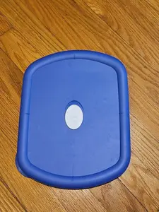 Pyrex Pro 3-qt Blue Rectangle Vented Replacement Lid 8212-VPC 12"x9"