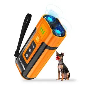 AutoSky Pets Ultrasonic Dog Trainer No Bark & Behavior Training Device with Flashlight for Effective Training Sessions