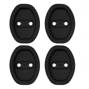 4-Piece Car Door Shock Absorber Set, Silicone Protective Cover, Noise Reduction Pad, Stable Vehicle Exterior Accessories, Vehicular