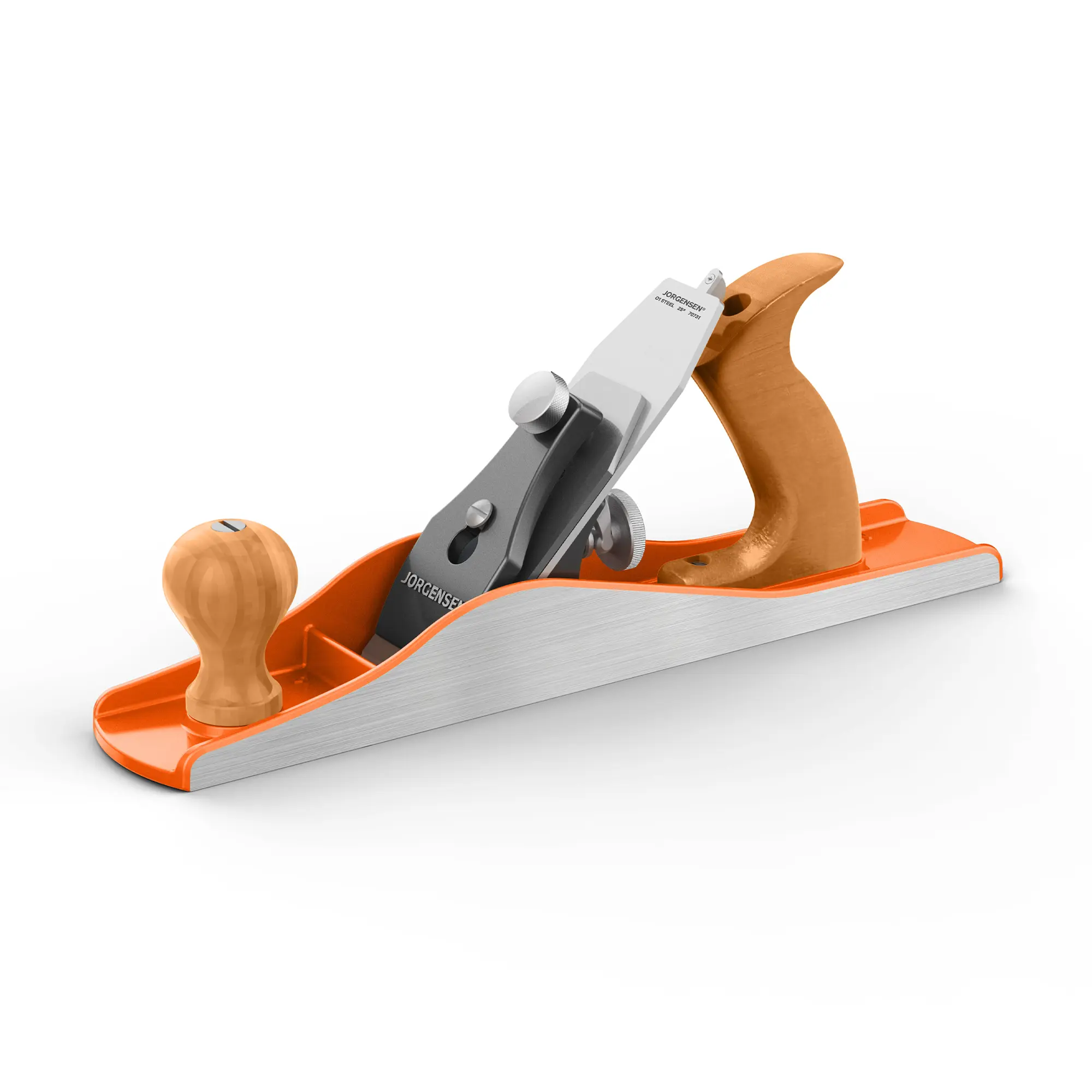 #fathersdaygift JORGENSEN No.5 Wood Planer, Hand Planer for Woodworking, Jack Plane for Flattening, Smoothing - Professional Hand Plane with Ductile Iron Body, Adjustable Cutting Depth, Ergonomic Handle