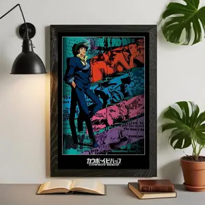Cowboy Bebop Anime Poster, Waterproof Canvas Print, Unframed