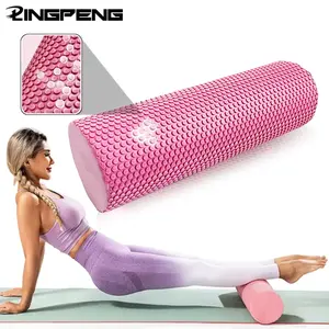 Yoga Roller, 1 Count Round EVA Foam Cylinder, Hexagonal Roller for Pilates Exercise, Enhanced Home Workouts, Fitness Equipment for Home Gym, Training Roller