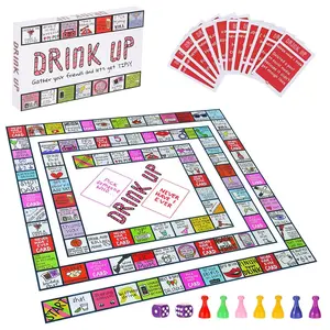 Fun Adult Drinking Set for Party - The Ultimate Icebreaker Card Game, Party Board Game for Groups, Great for Parties, Girls & Guys Night, Bachelorette & Birthday Bash, Party Table Game