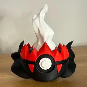 #0491 Darkrai Ball - Made to Order, High-Quality PLA, 3D Printed Pokeball Figure