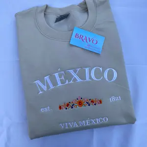 Mexico embroidered sweatshirt