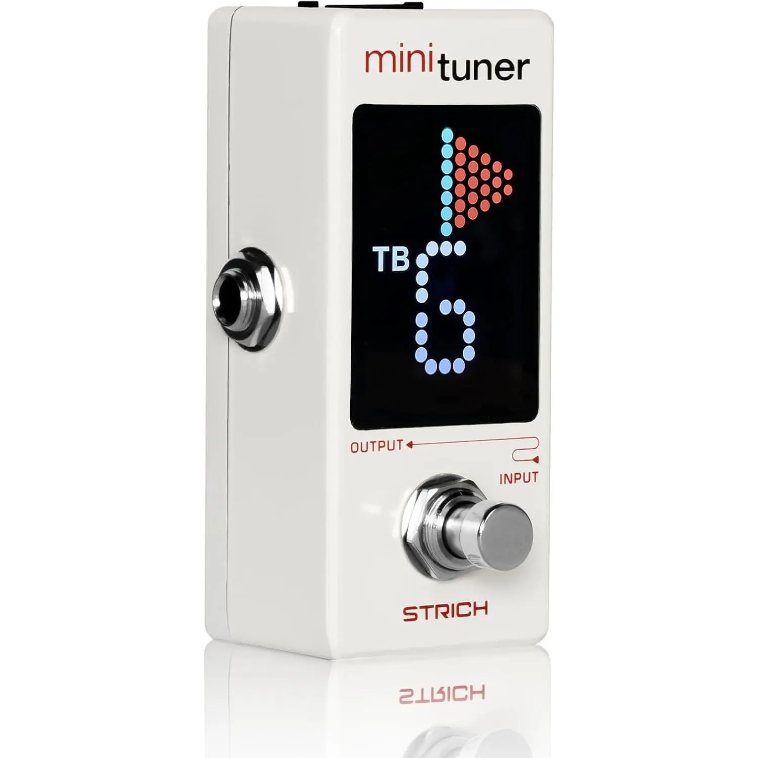 STRCIH T-2 Guitar Tuner Pedal, High Precision ±1 Cent, True Bypass/Buffer Bypass Dual Mode, Compact Tuner, LCD Display, Supports Alternative Tunings for Electric Guitar, Bass, All Chromatic Instrument