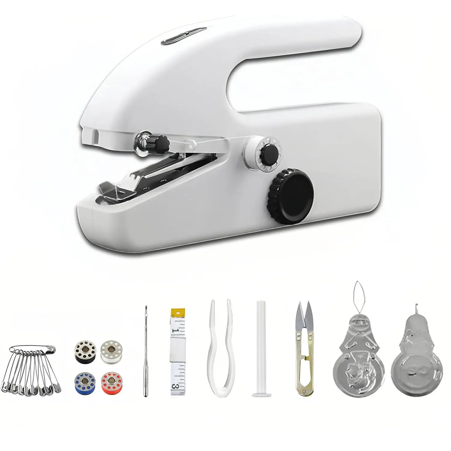 Sewing Machine for Beginners, Mini Sewing Machine with Two Speed Modes ...