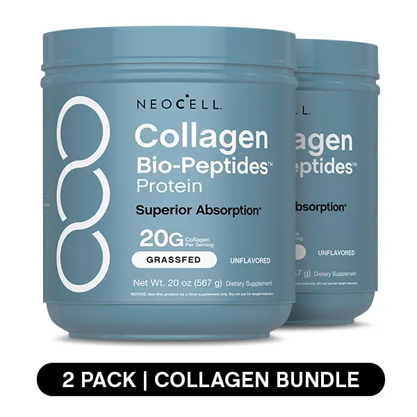 2x NeoCell Collagen Bio-Peptides Powder 20oz - Grassfed Protein Supplement - Advanced with 18 Essential Amino Acids 2x NeoCell Collagen Bio-Peptides Powder 20oz - Grassfed Protein Supplement - Advanced with 18 Essential Amino Acids